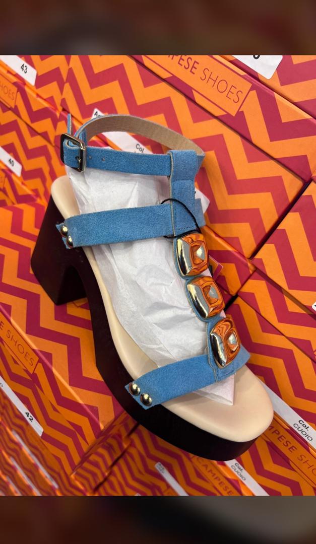 Beautiful Italian sandals. Cerruti design